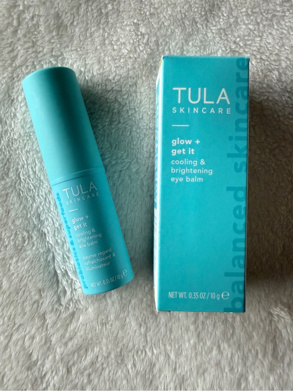 Tula Skincare Glow + Get It Cooling & Brightening Eye Balm 0.35 fl oz / 10 g